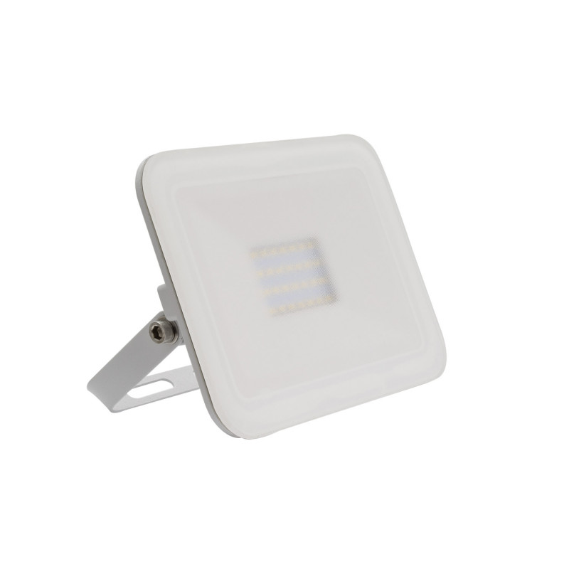 20W Cool White LED Floodlight 2000lm Glass IP65 - White