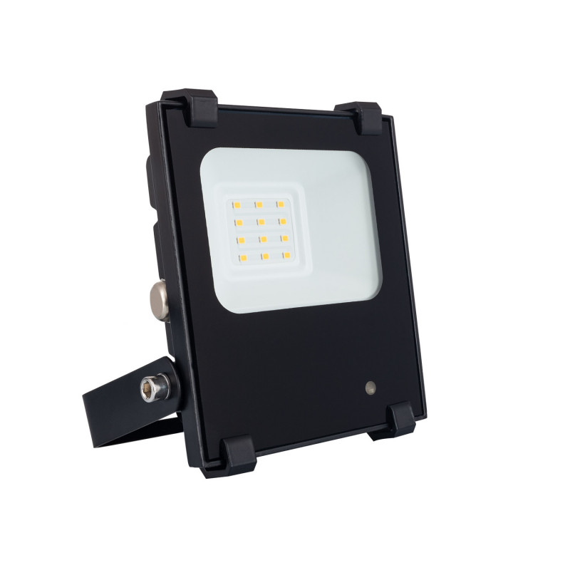 10W Dimmable Daylight LED Floodlight 1350lm PRO with Radar Sensor - Black