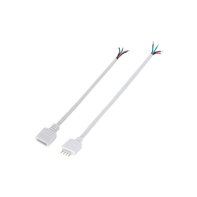 Male/Female Connectors for a 12/24V RGB LED Strip Controller