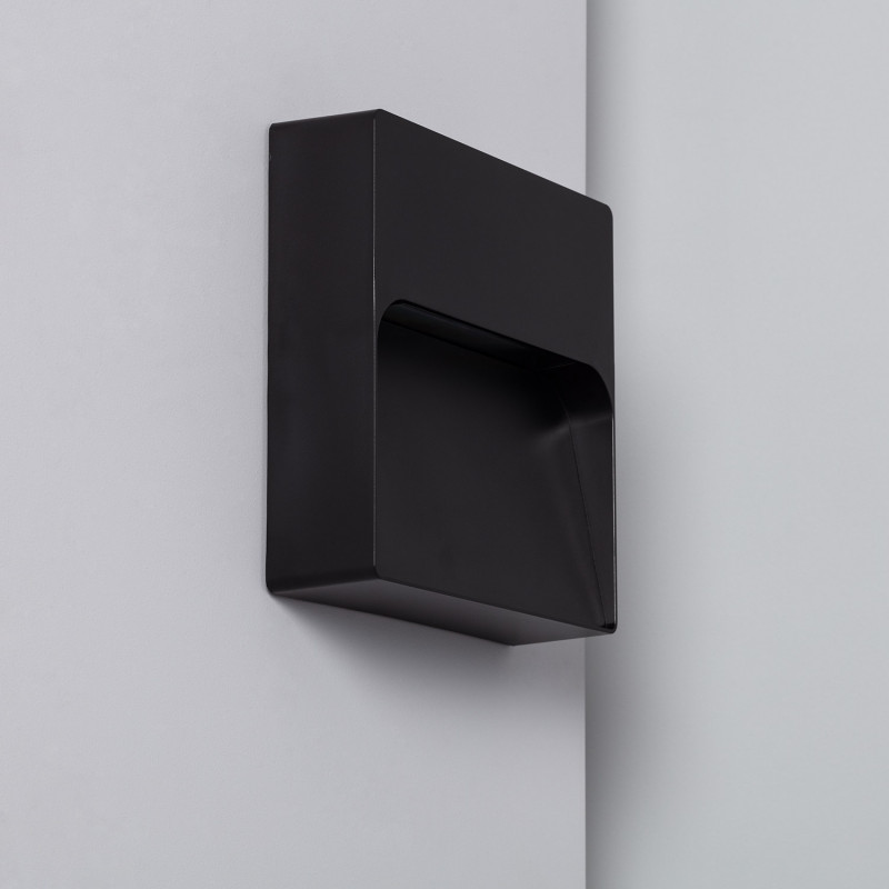 Edit Arca Warm White LED Outdoor Wall Light IP65 - Black