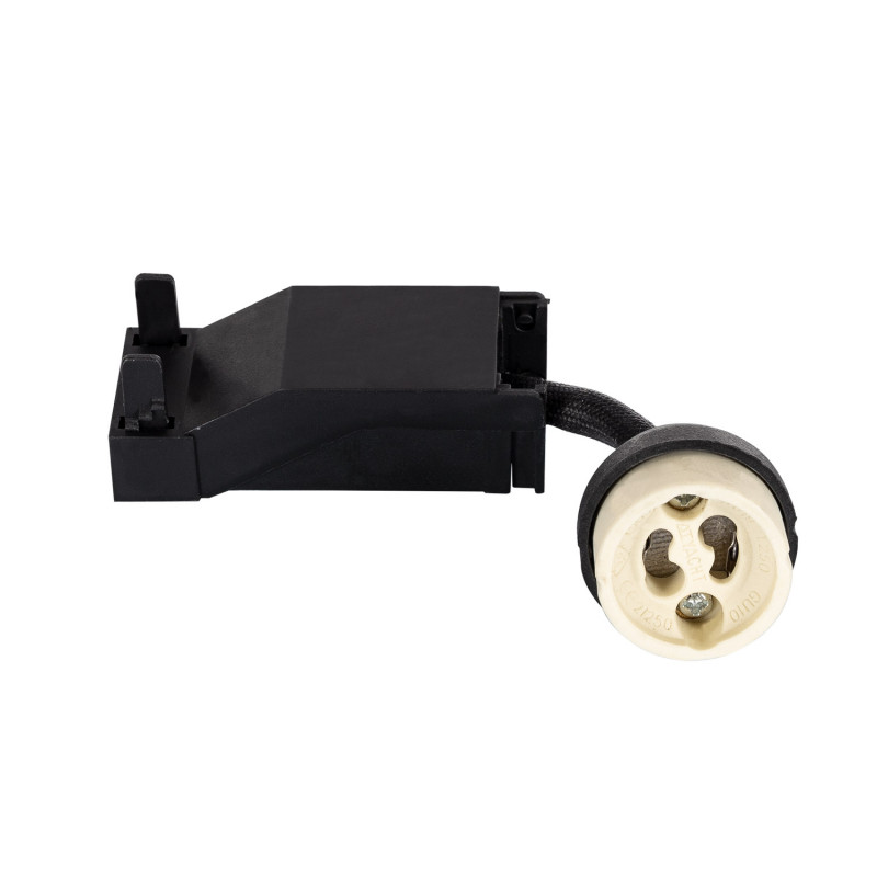 Ceramic GU10 Lampholder with 100mm cable and Connector