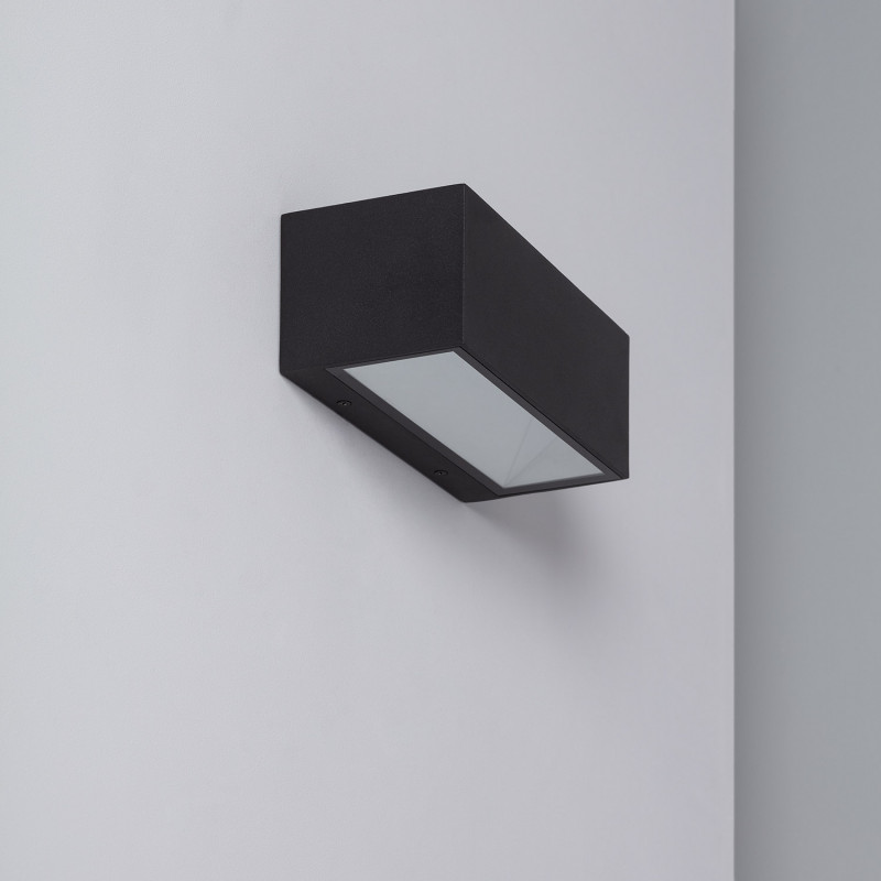 Edit Gropius Colour Selectable LED Outdoor Up & Down Wall Light - Black