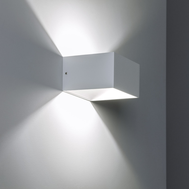 Edit Lico Cool White LED Up & Down Wall Light - White