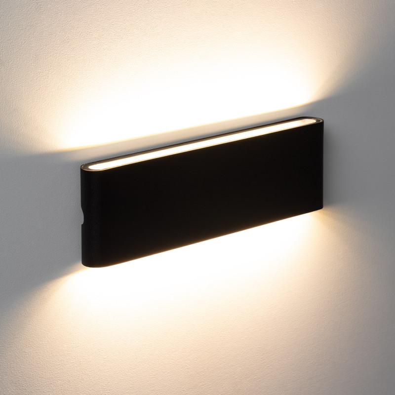Edit Longluming 20W Warm White LED Outdoor Up & Down Wall Light - Black