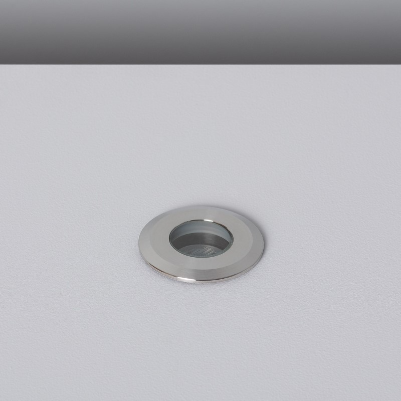 Tiziano 1W Cool White LED Recessed Ground Light IP65 - Aluminium