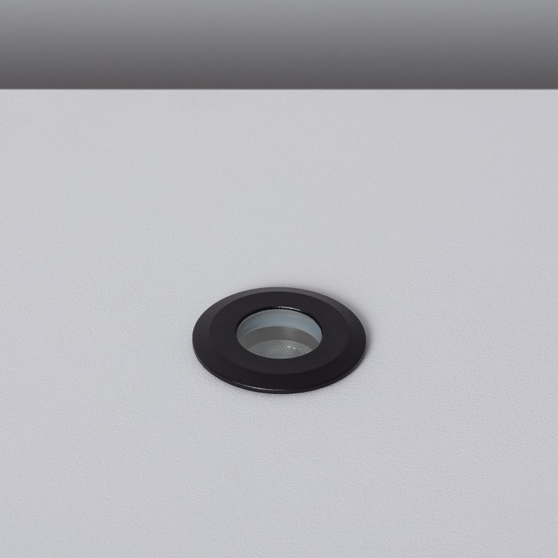 Tiziano 1W Warm White LED Recessed Ground Light IP65 - Black