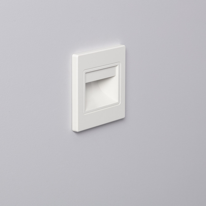 Edit Randy Warm White LED Recessed Wall Light - White