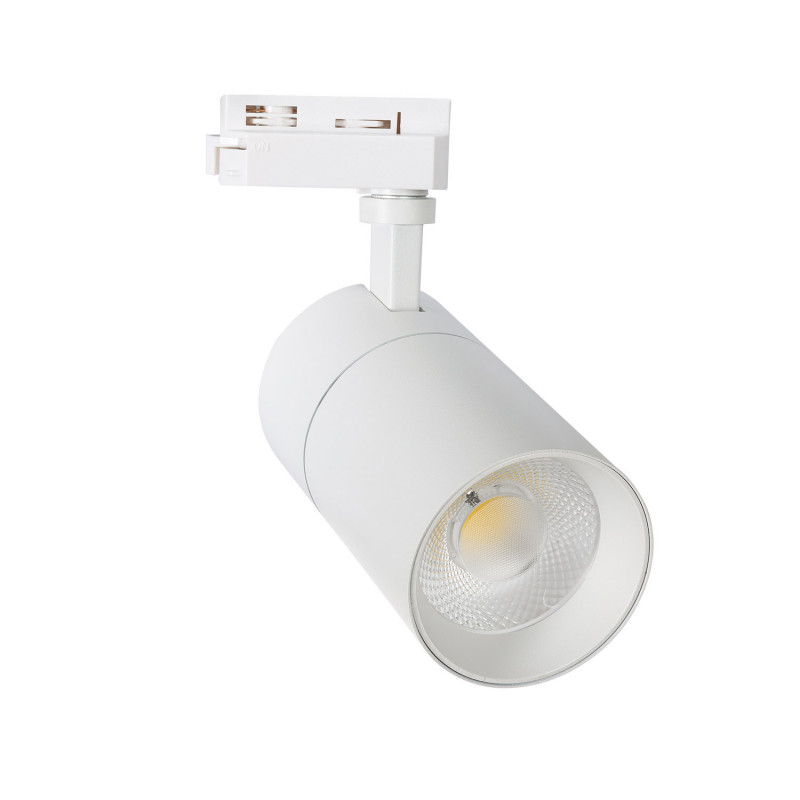Single Circuit 30W Daylight Dimmable LED Track Light New Mallet - White