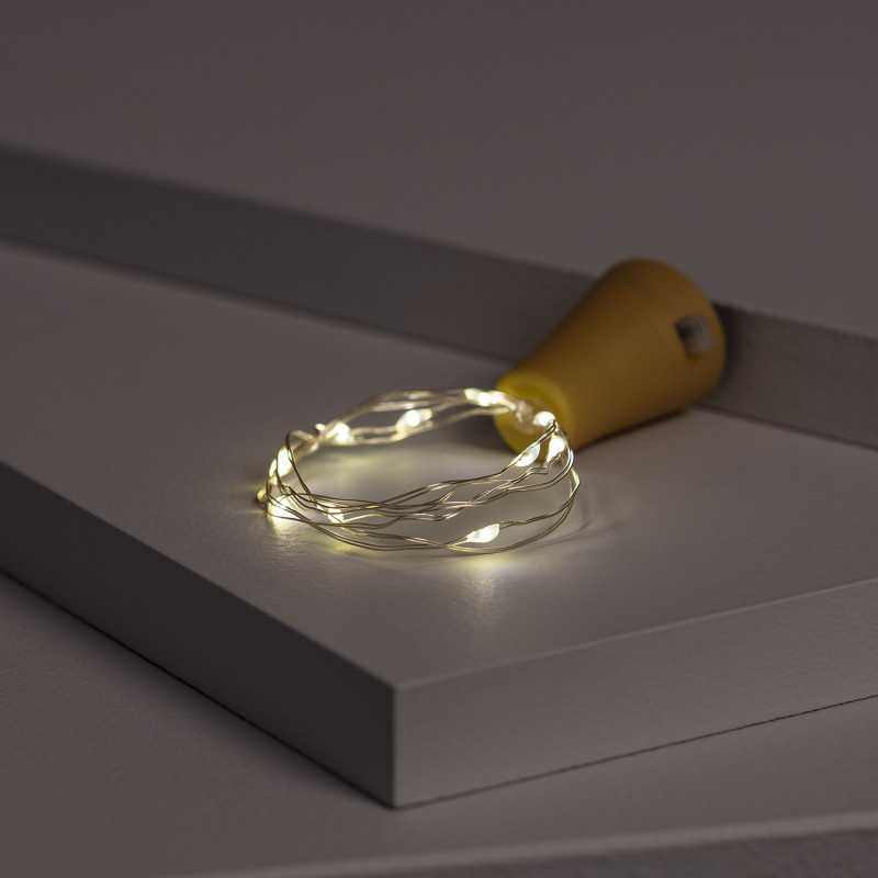 Edit Solar LED String Light for Bottle - Warm White