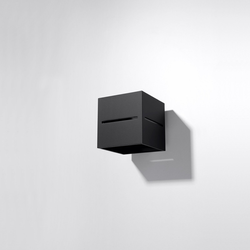 Sollux Wolf Up & Down Wall Light - Black