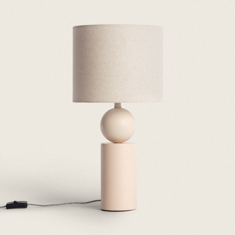 Edit Rahma Tall Ceramic Table Lamp - Beige