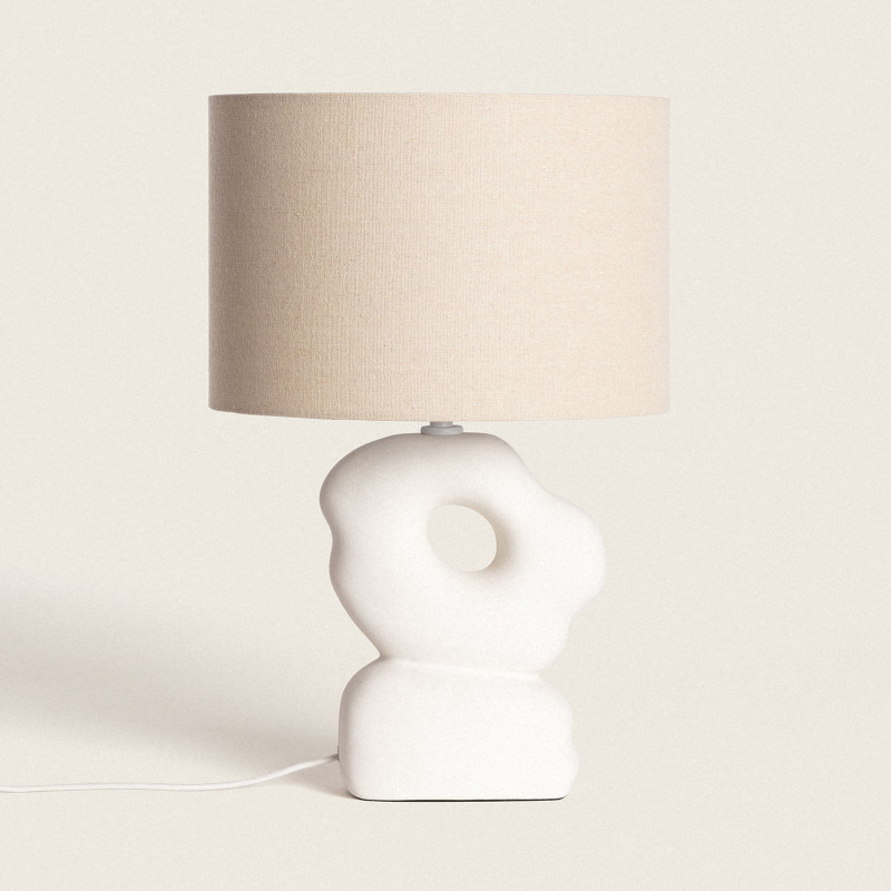 Edit Illinois Ceramic Table Lamp - White