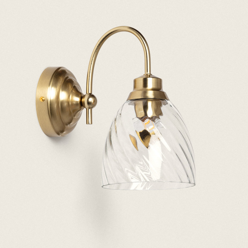 Edit Kutja Glass Wall Light - Gold