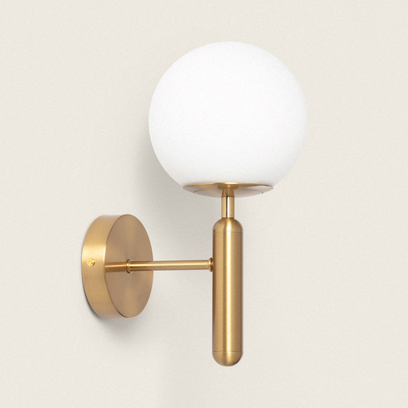 Edit Oto Glass Wall Light - Gold