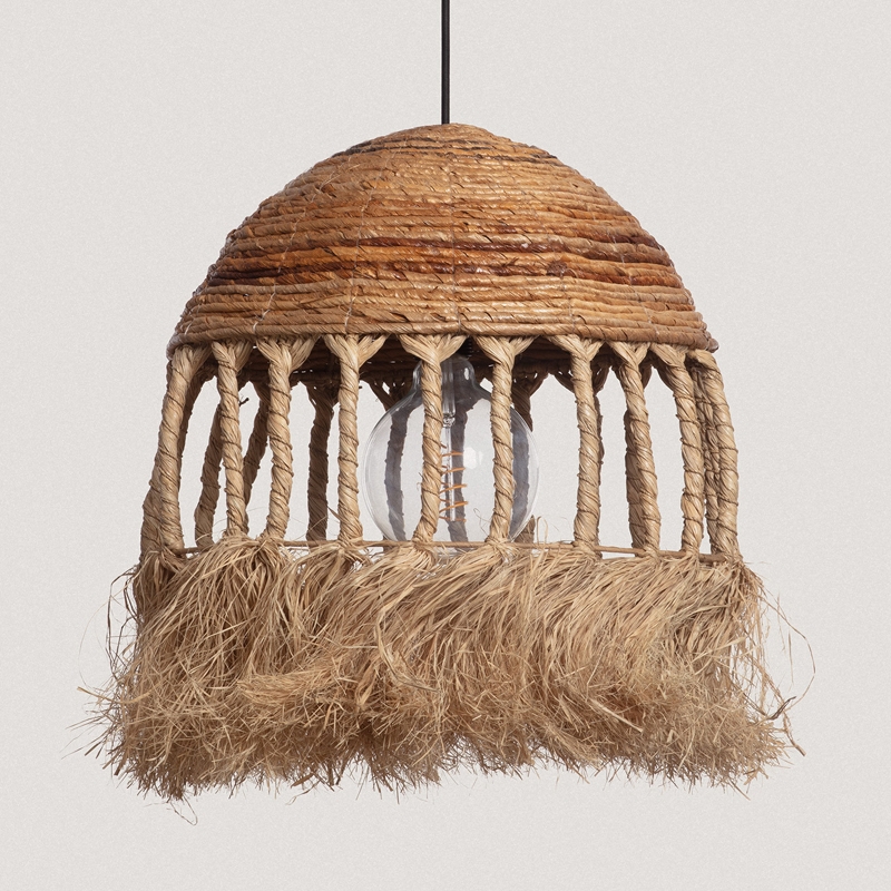 Iluzzia Sibu Ceiling Pendant Light - Rattan