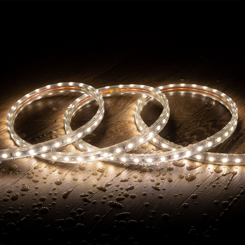 1M IP65 220V AC Cool White LED Strip Kit