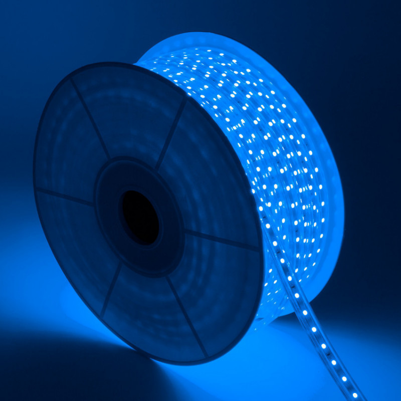 5M IP65 220V AC Blue LED Strip Kit