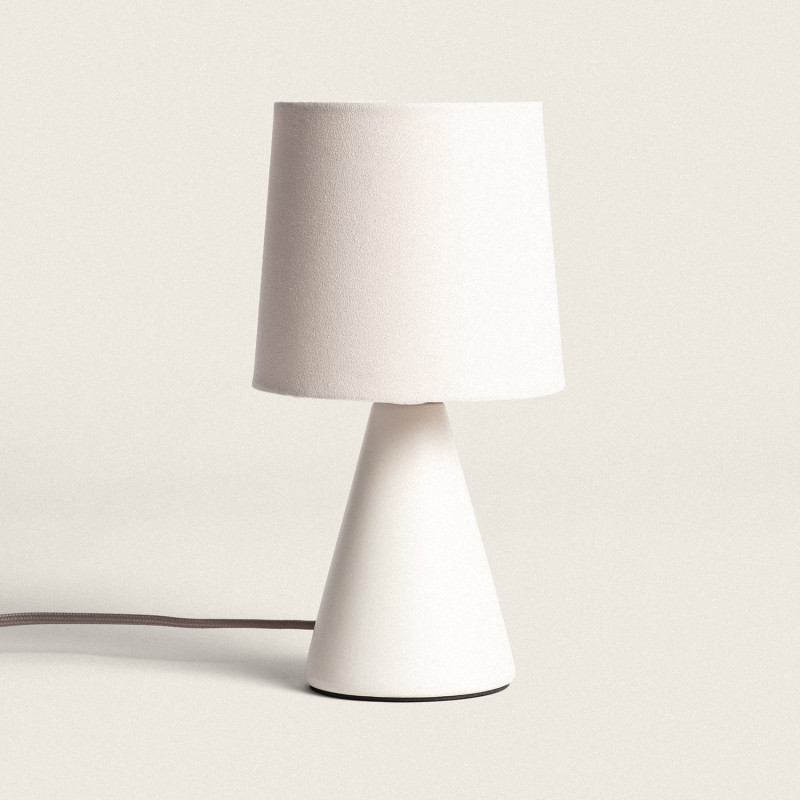 Edit Lena Ceramic Table Lamp - White
