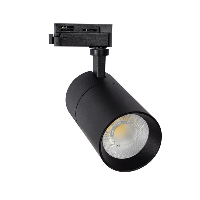 Single Circuit 30W Colour Selectable CCT LED Track Light New Mallet - Black