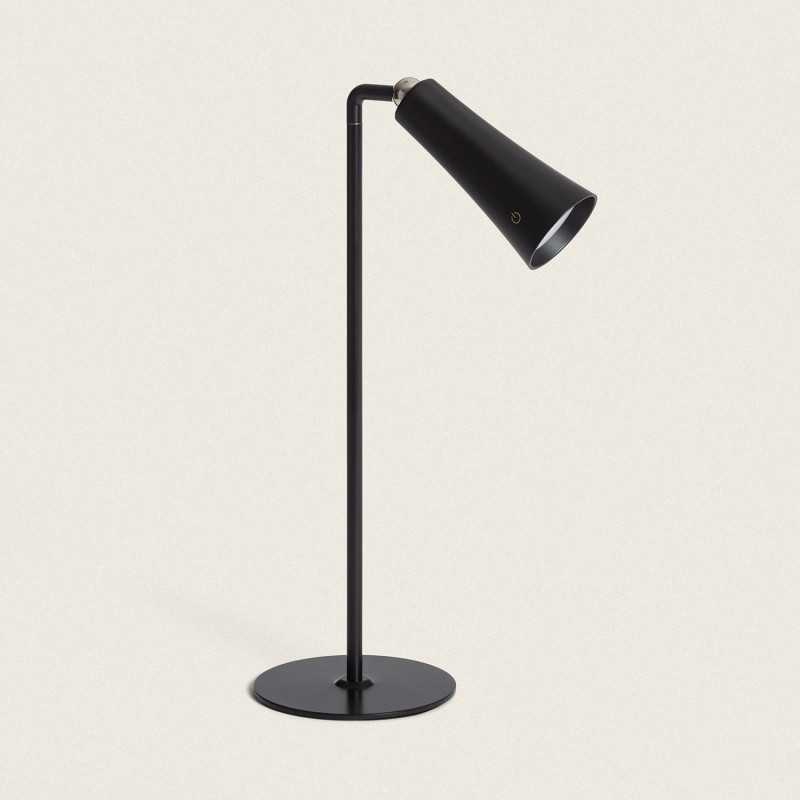 Edit Bysta USB Rechargeable LED Touch Table Lamp - Black