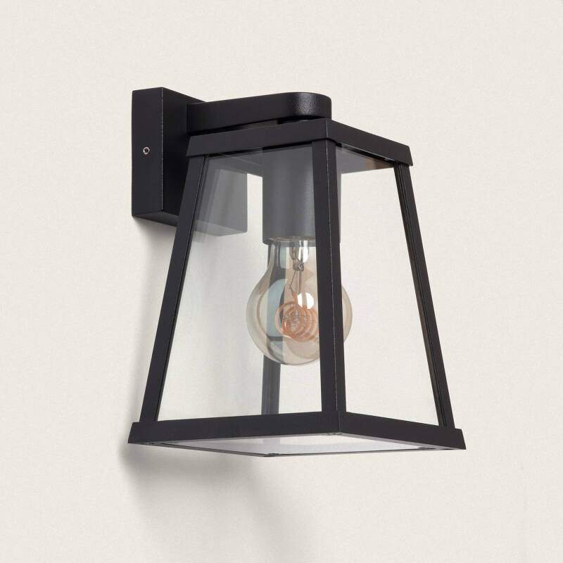 Edit Dawn Outdoor Hanging Lantern Wall Light - Black